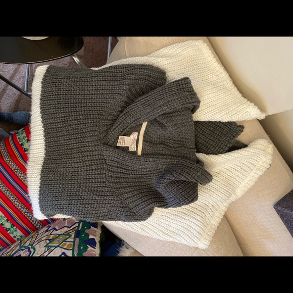 Free People Brook side, hooded poncho, very good condition, One size - Picture 10 of 14